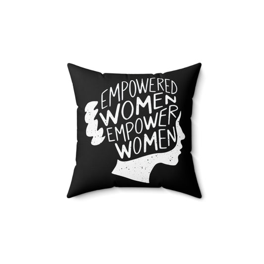 Empowered Spun Polyester Square Pillow