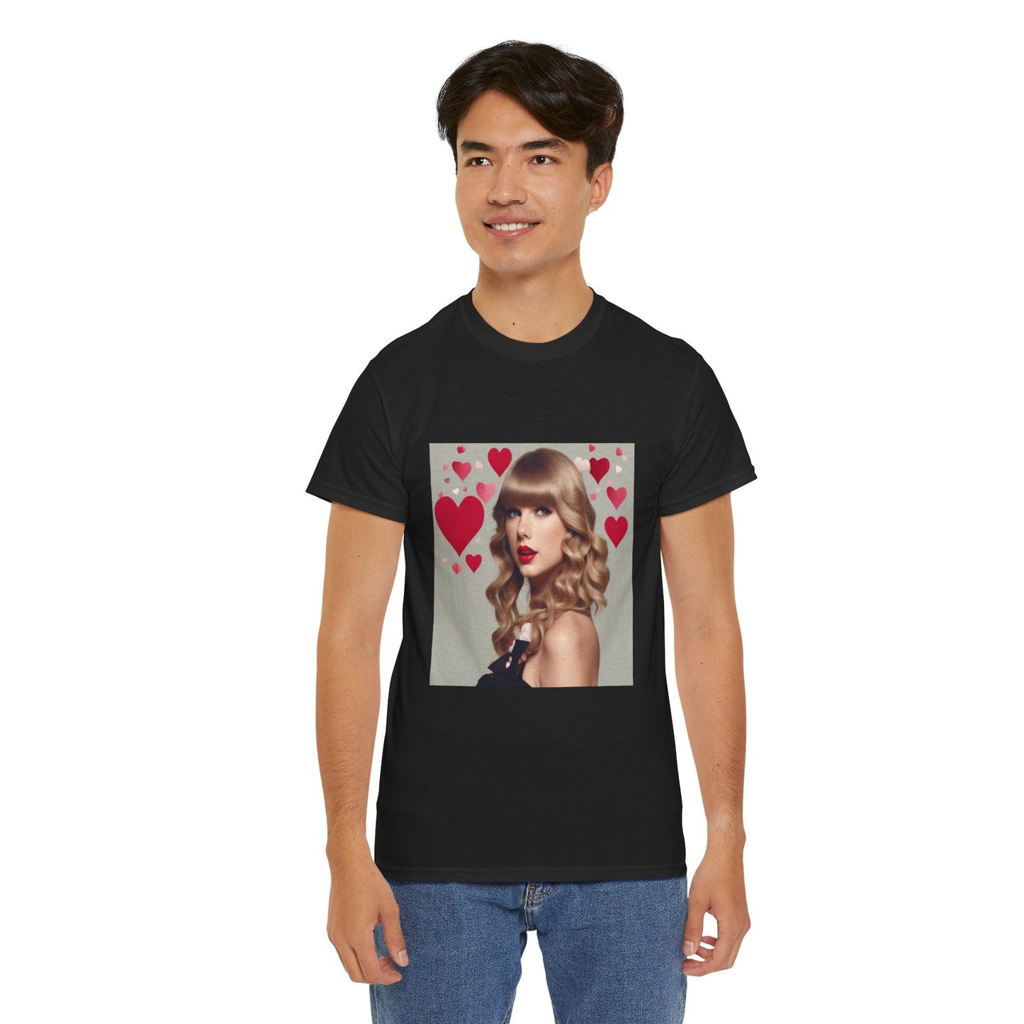 Taylor Swift T Shirt with Hearts