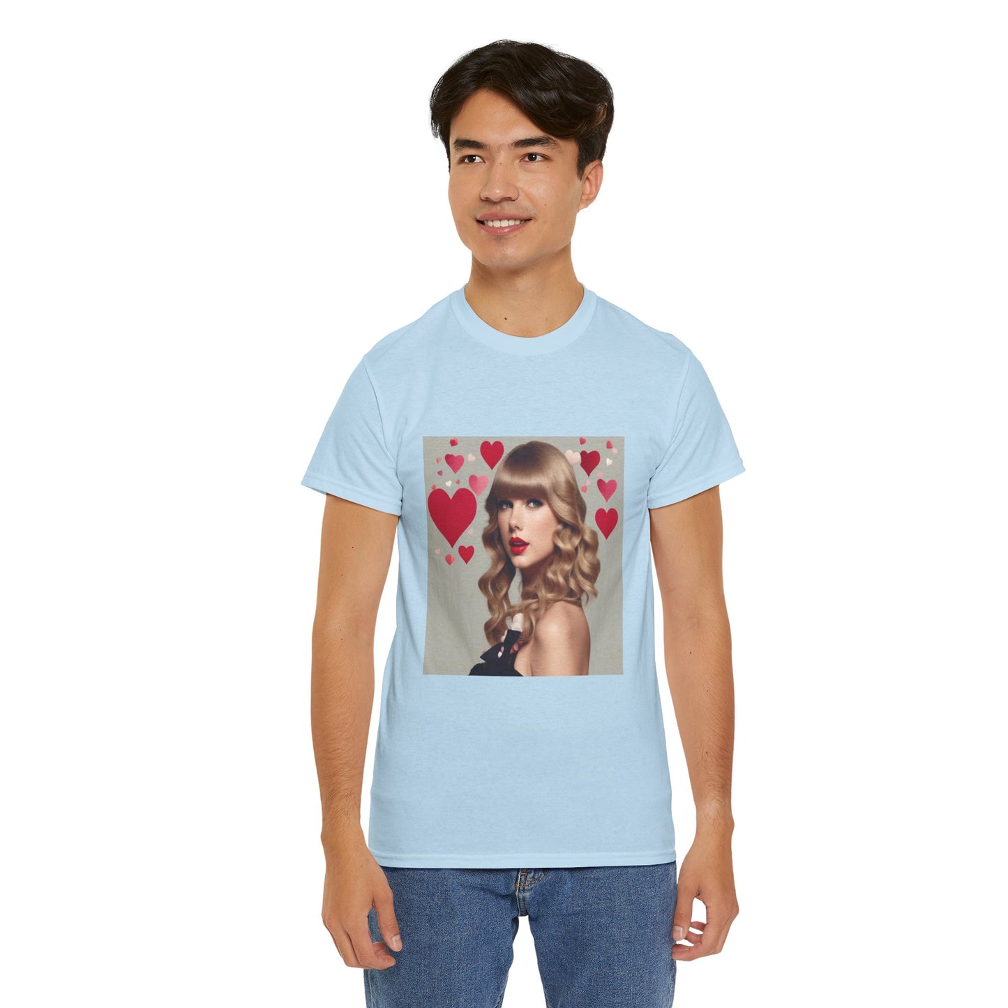 Taylor Swift T Shirt with Hearts