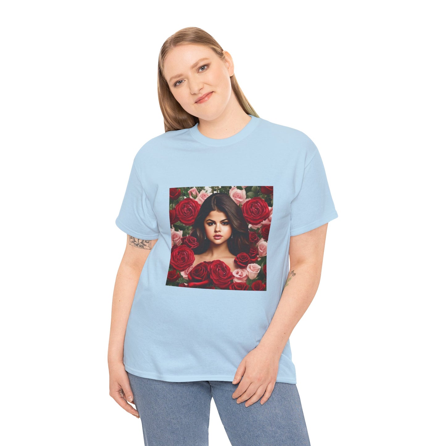 Selena Gomez T Shirt with Hearts