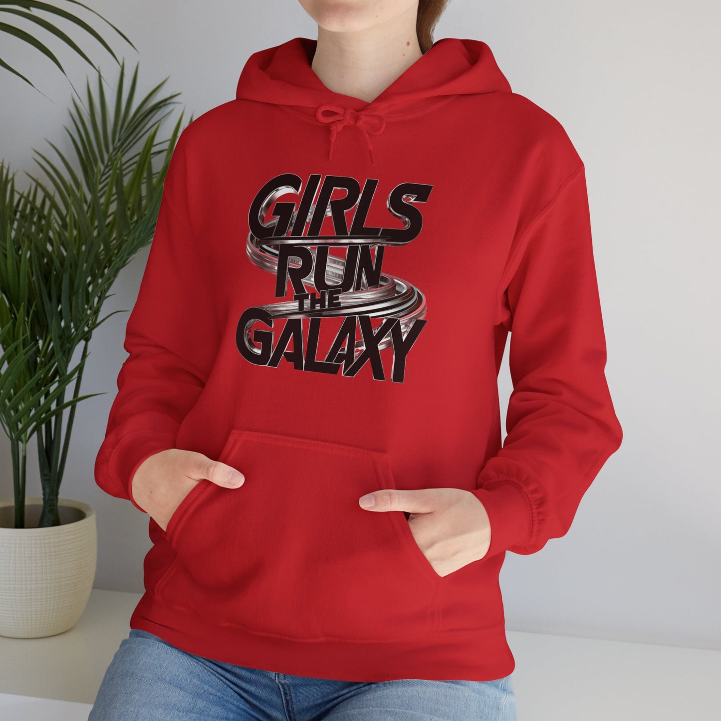 Girls Run Printed Unisex Heavy Blend™ Hooded Sweatshirt