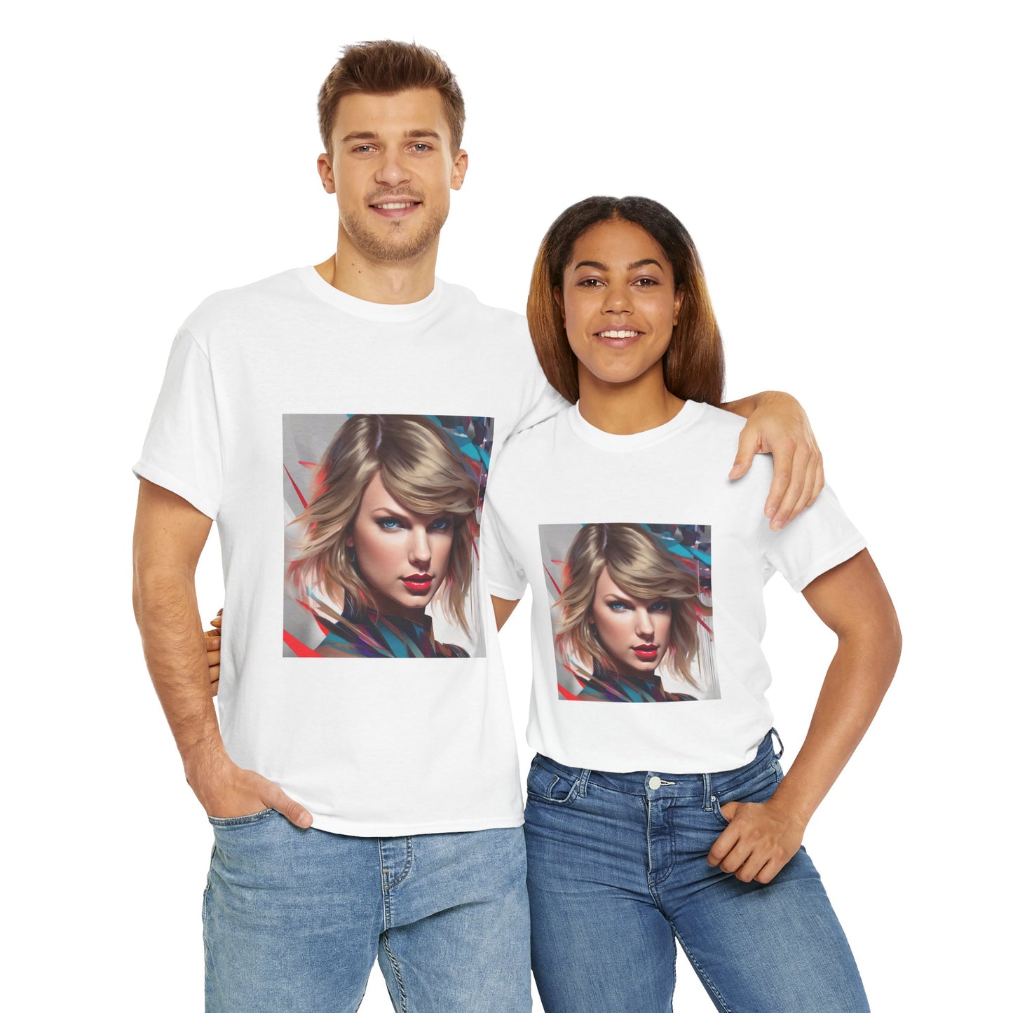 Taylor Swift T Shirt with Hearts