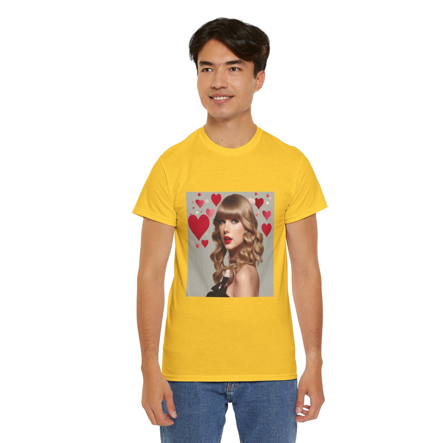 Taylor Swift T Shirt with Hearts