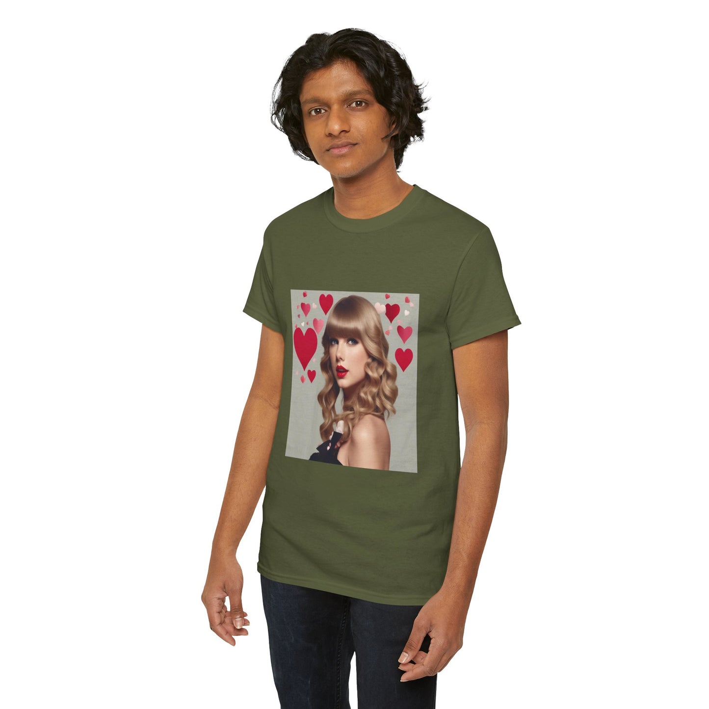 Taylor Swift T Shirt with Hearts