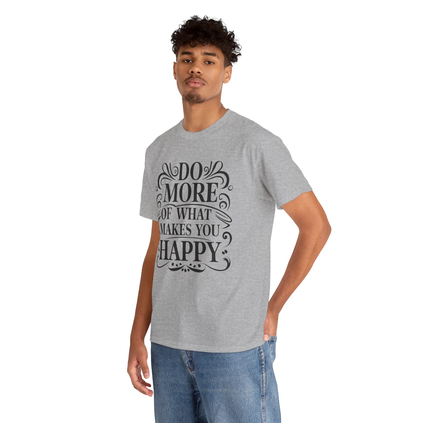 Do More Of What Printed T Shirt with Hearts