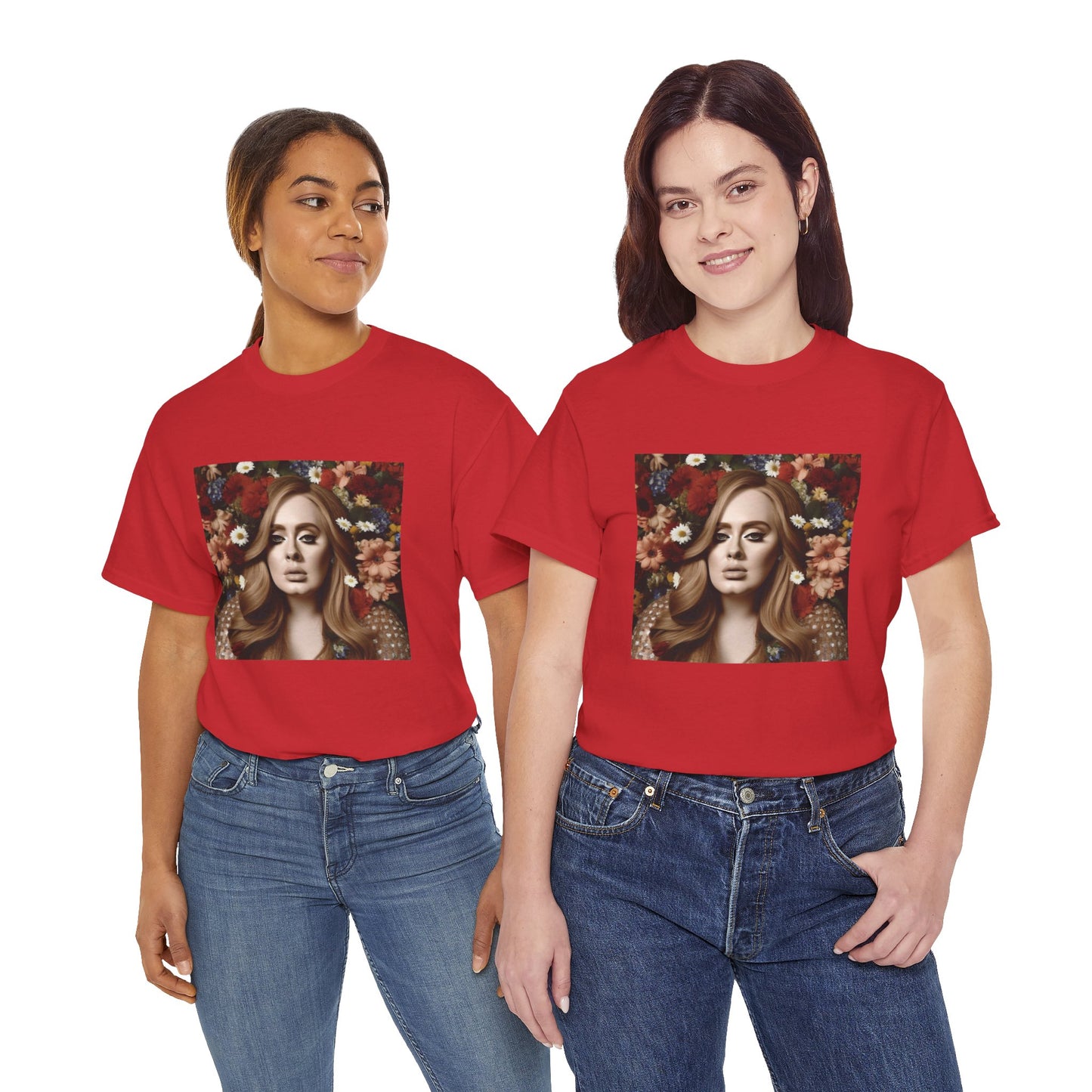 Adele T Shirt with Hearts