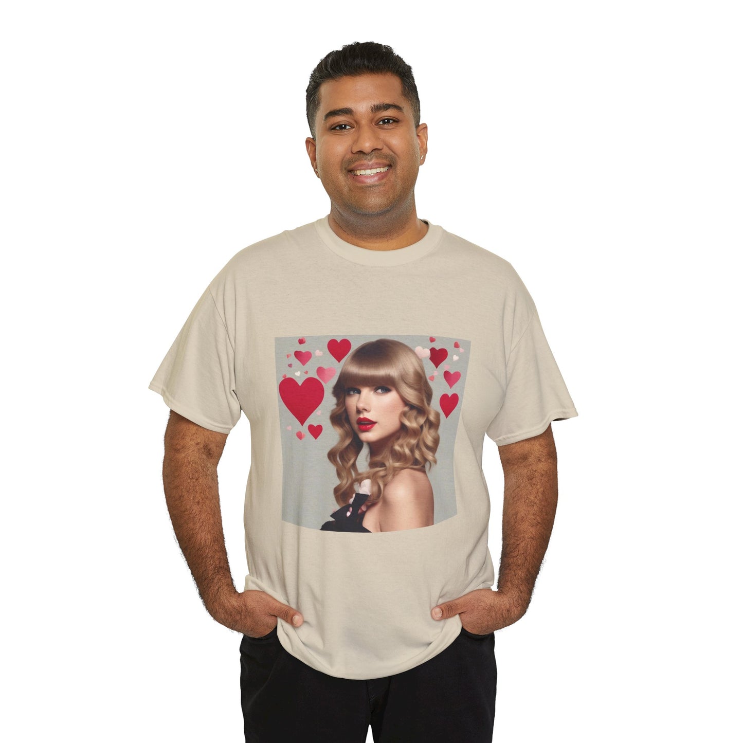 Taylor Swift T Shirt with Hearts