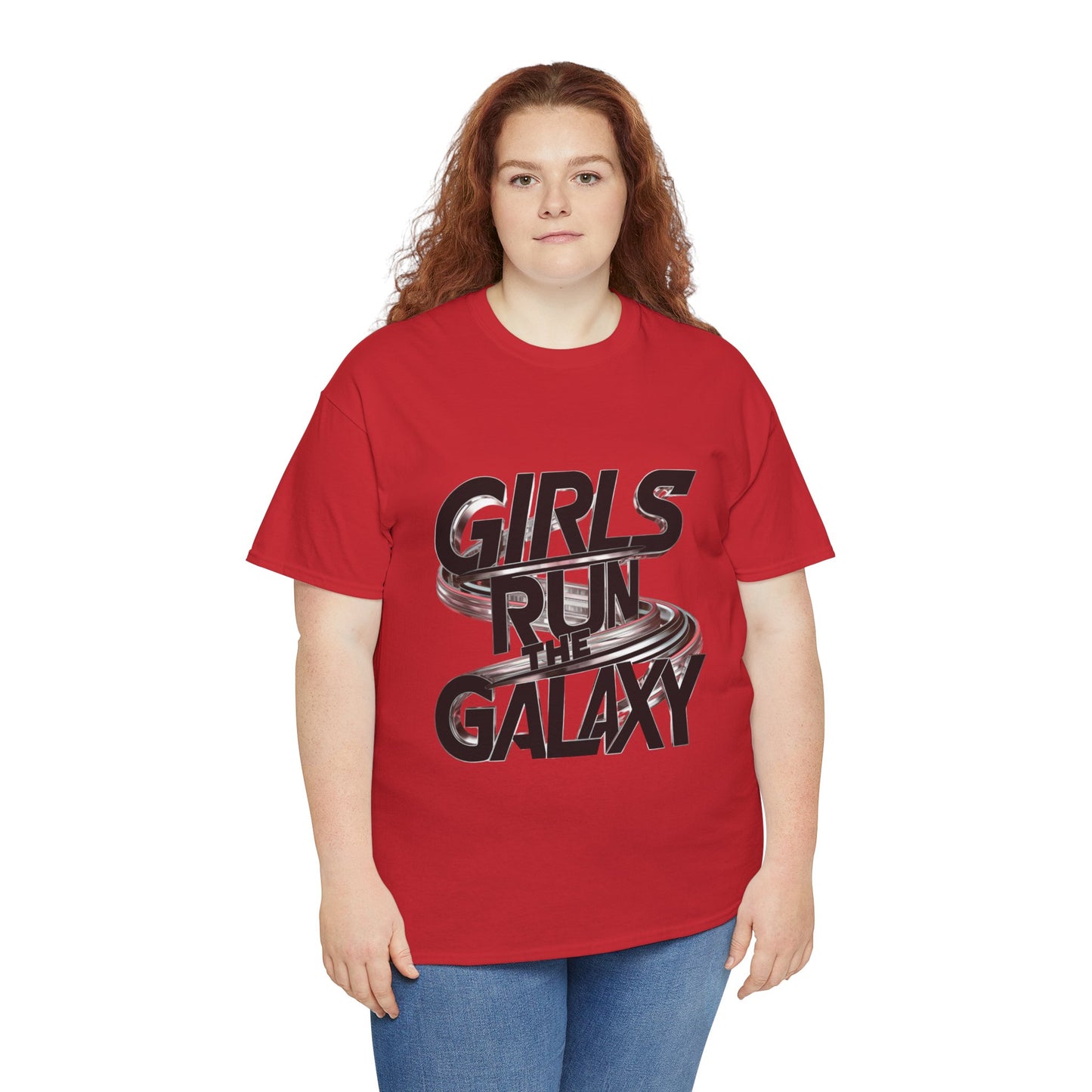 Girl Run The Galaxy T Shirt with Hearts