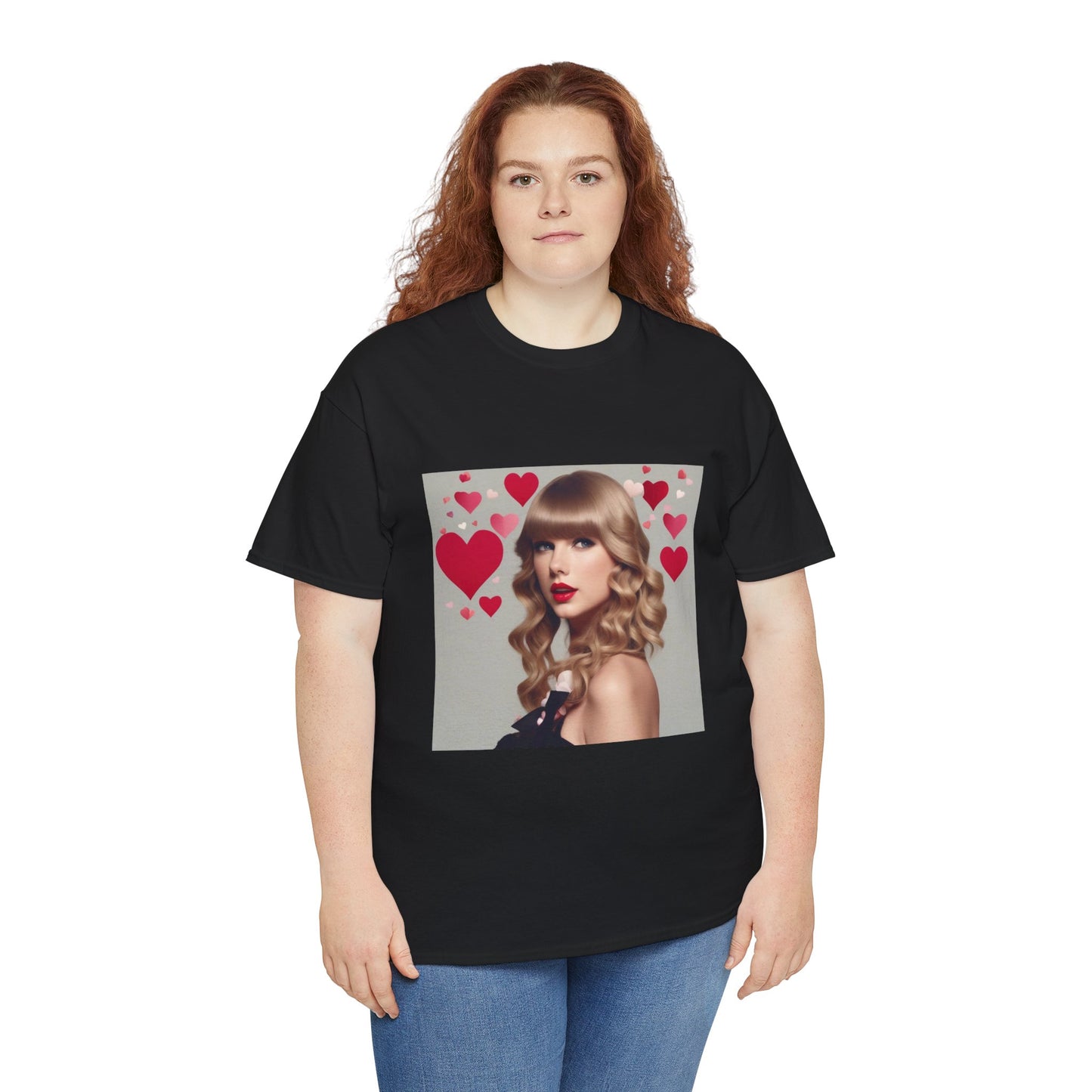 Taylor Swift T Shirt with Hearts