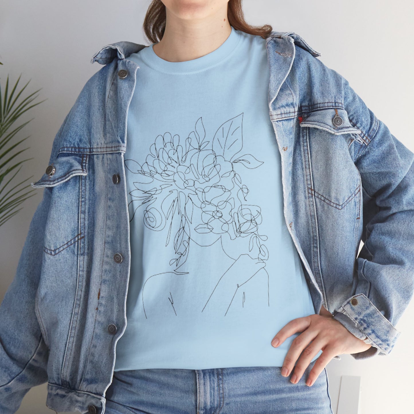 Women Artwork T Shirt with Hearts