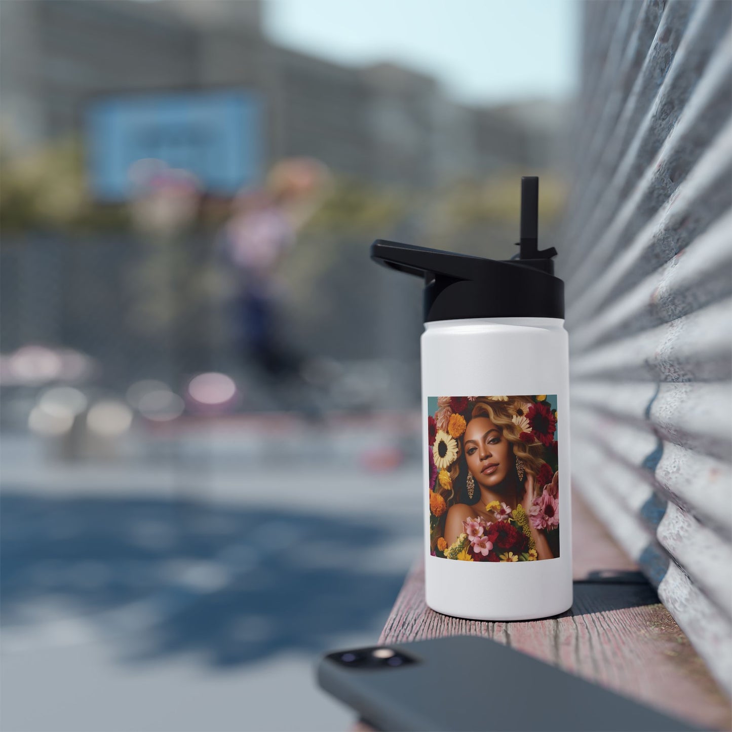 Women Stainless Steel Water Bottle, Standard Lid
