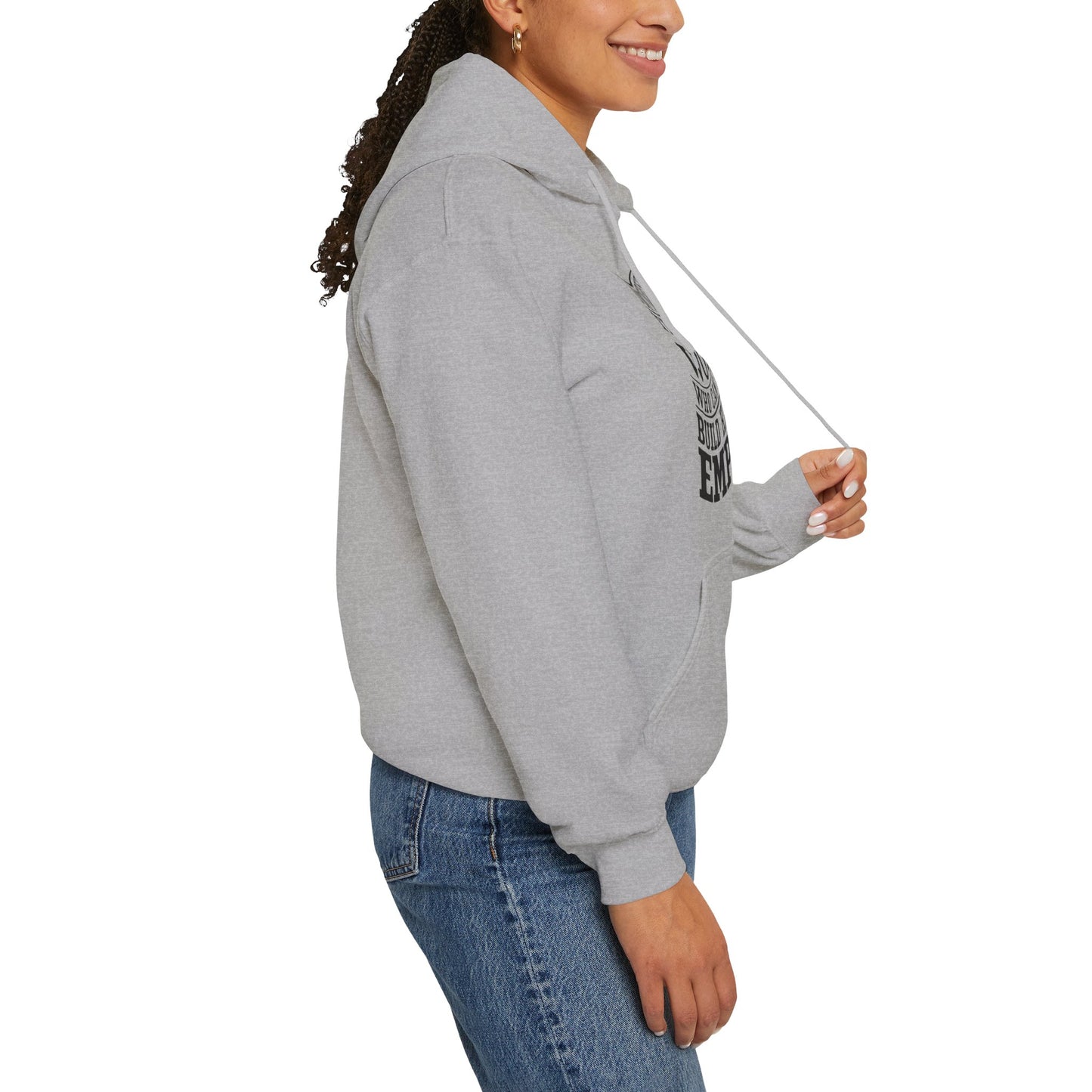 Don't Underestimate Printed Unisex Heavy Blend™ Hooded Sweatshirt