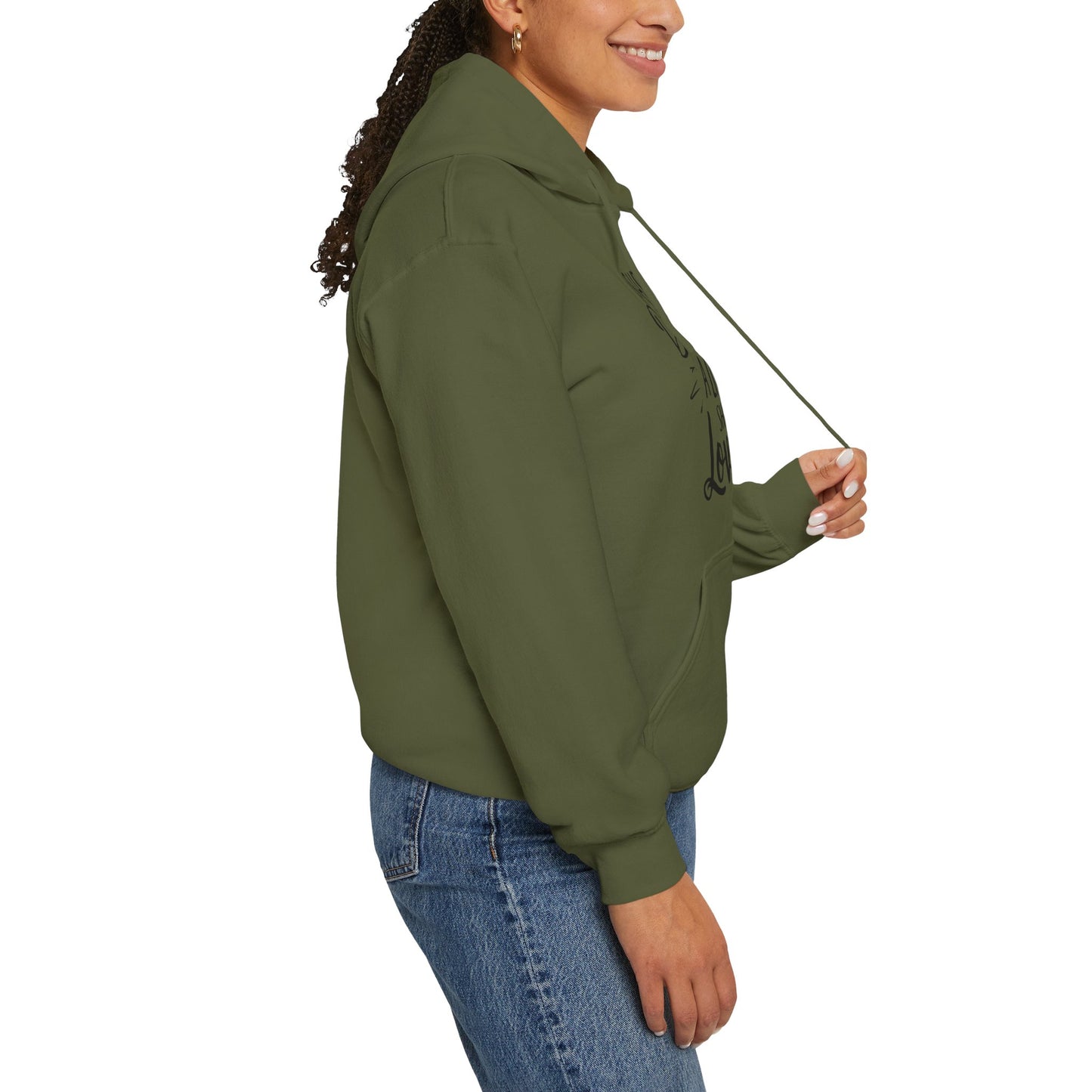 She Designed Printed Unisex Heavy Blend™ Hooded Sweatshirt