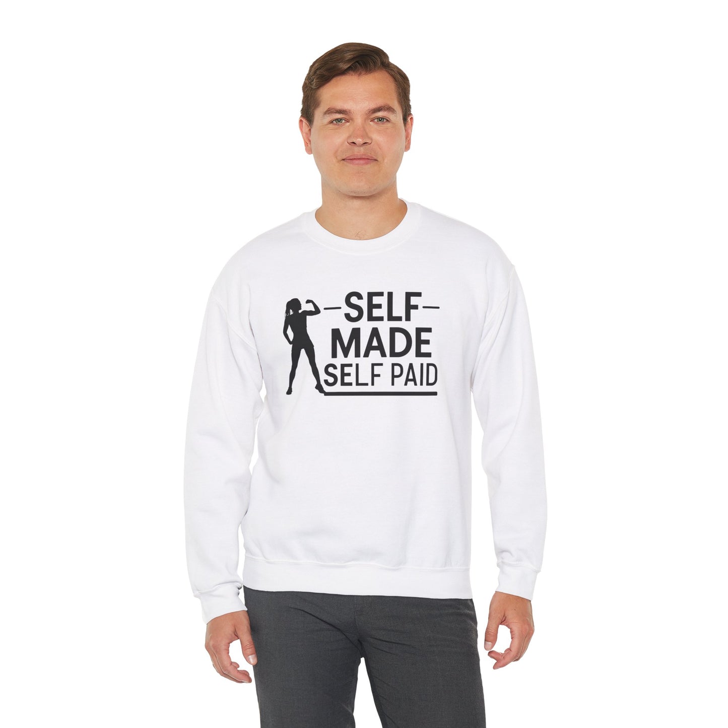 Self Made Self Paid Unisex Heavy Blend™ Crewneck Sweatshirt