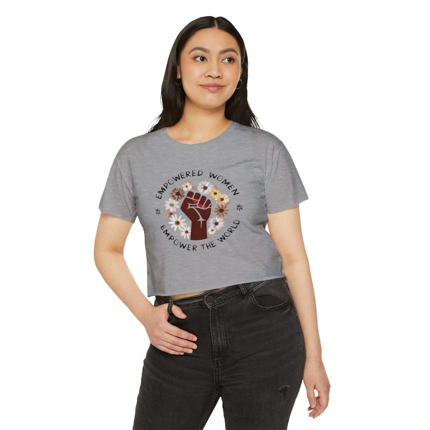 Empowered Women Women's Festival Crop Top