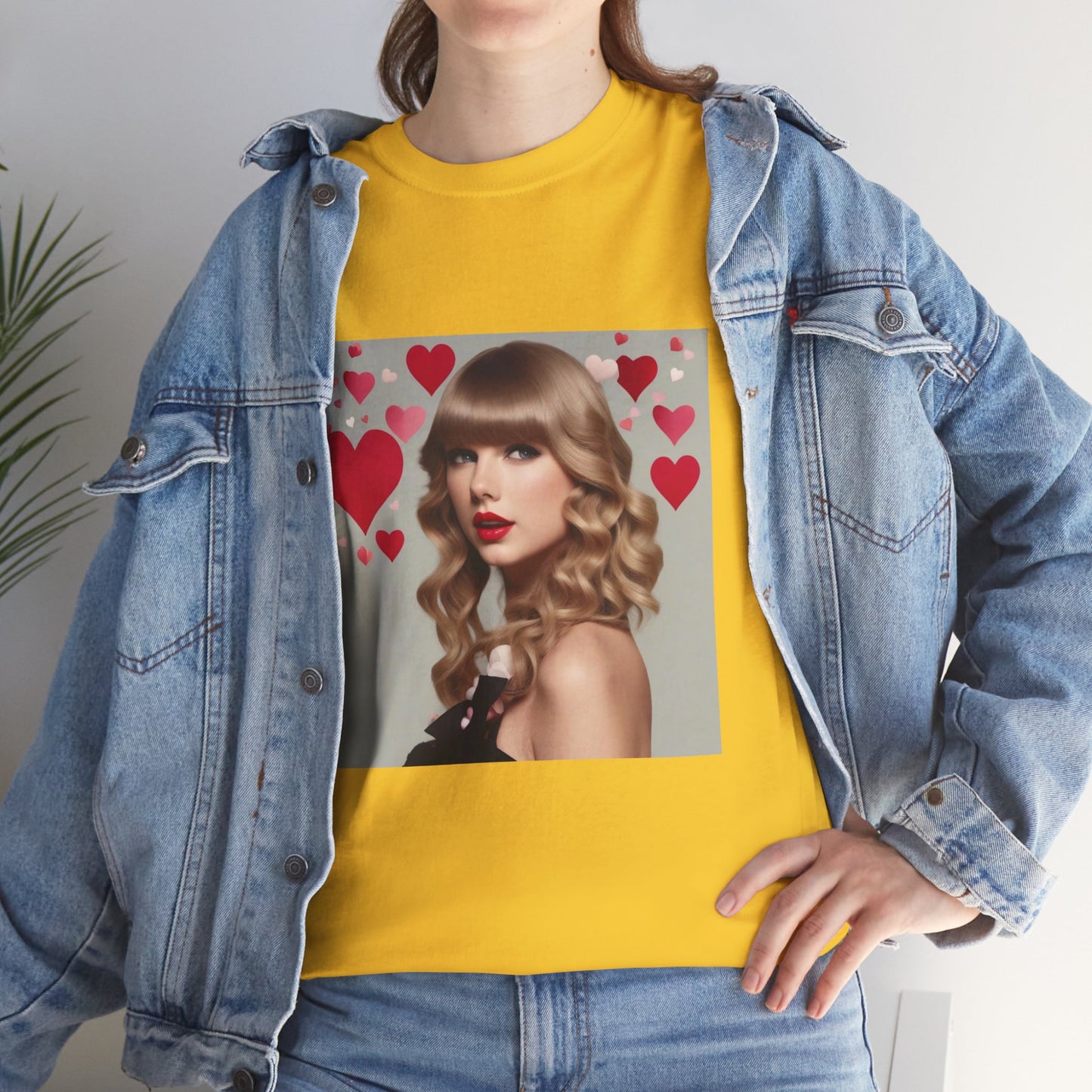 Taylor Swift T Shirt with Hearts