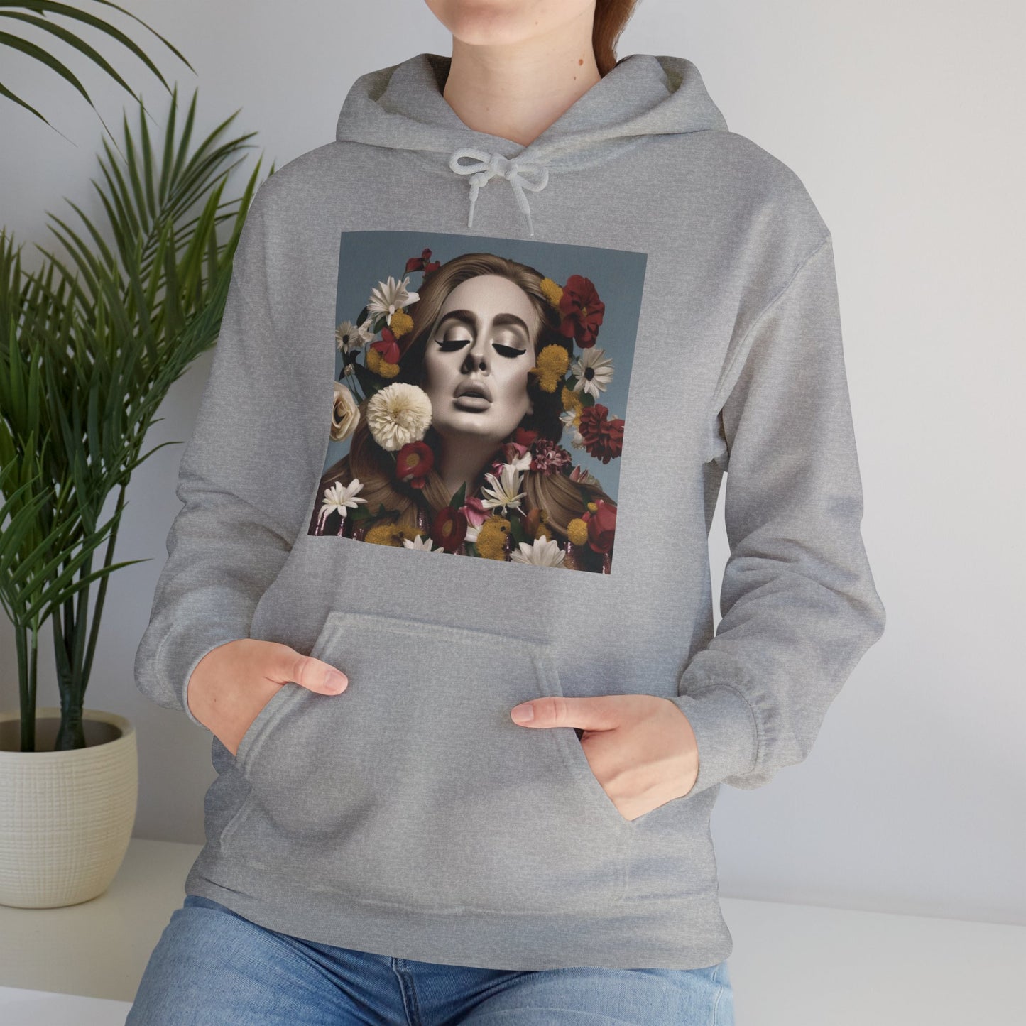 Adele Printed Unisex Heavy Blend™ Hooded Sweatshirt