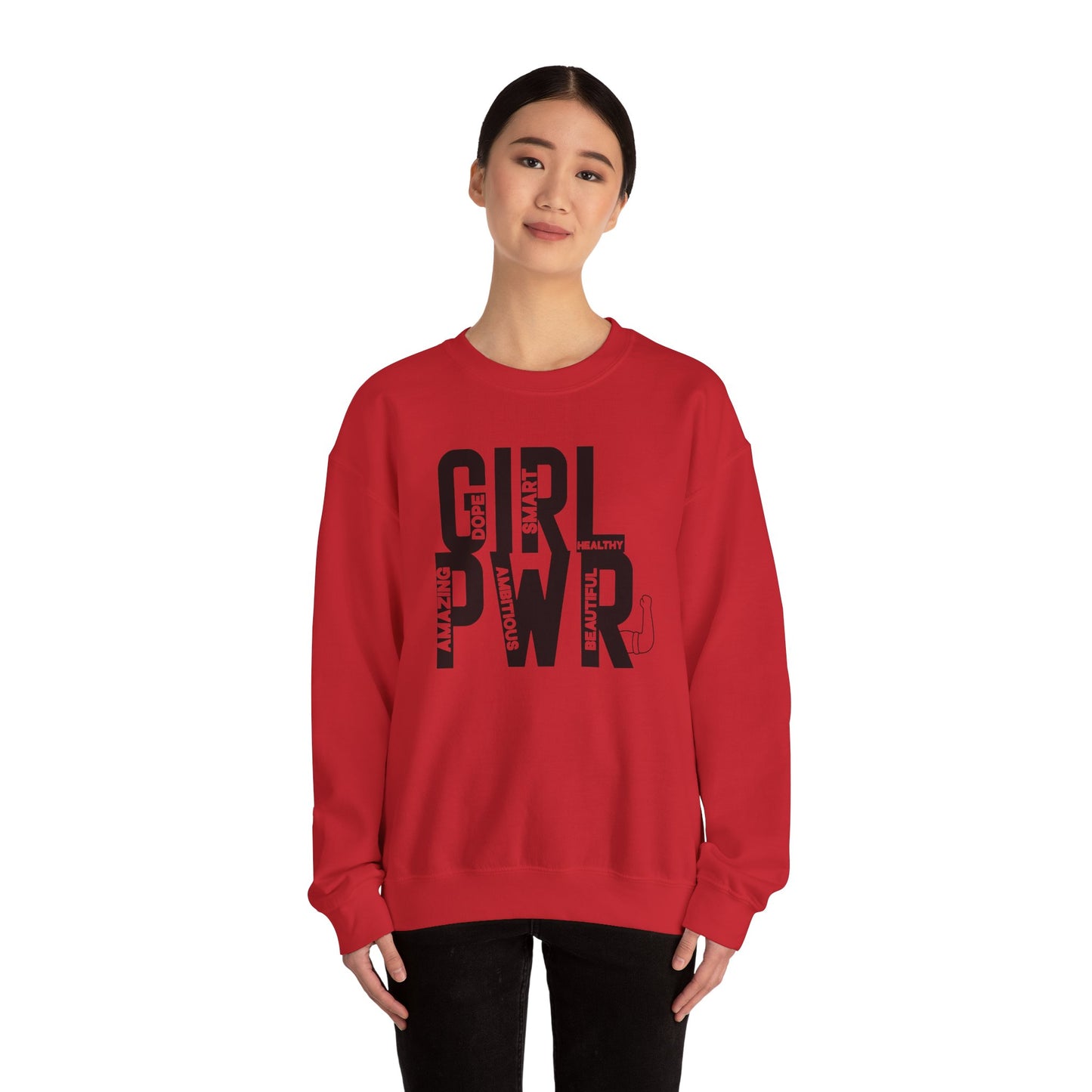 Girl PWR Unisex Heavy Blend™ Crewneck Sweatshirt