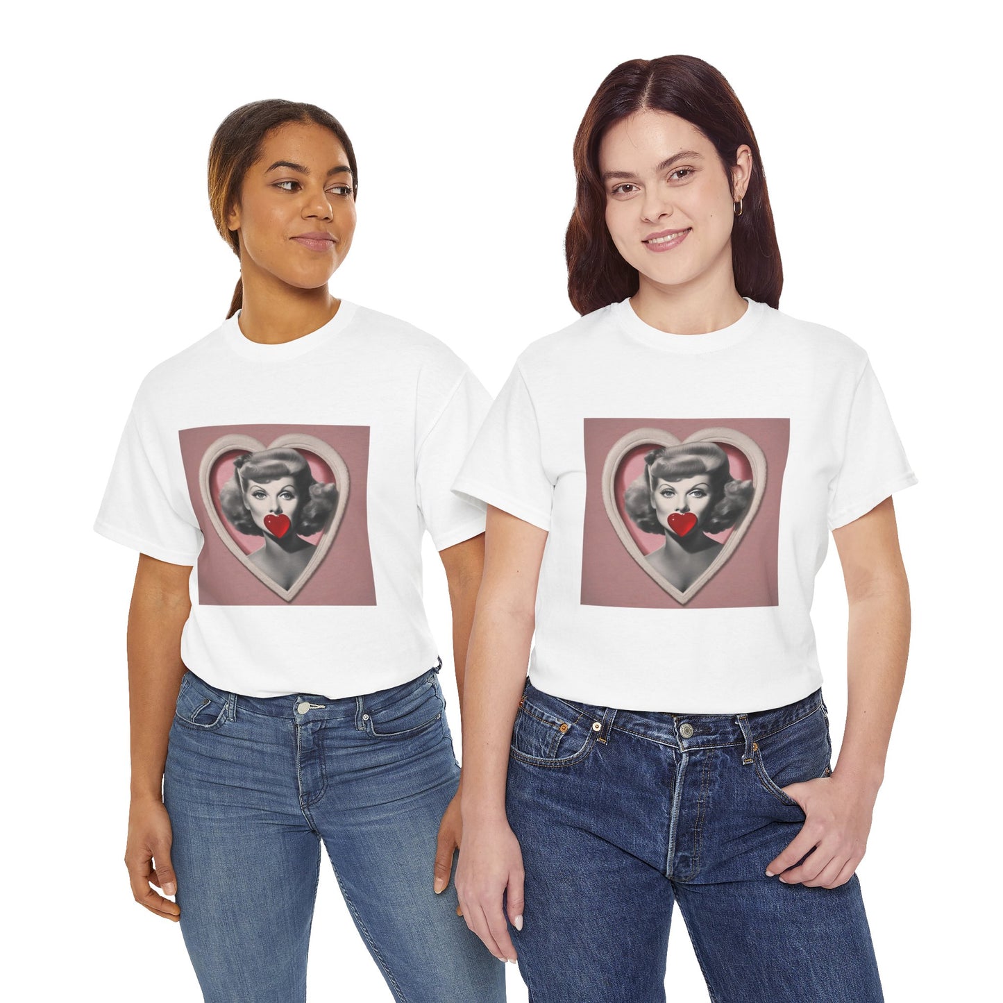 Miley Cyrus T Shirt with Hearts