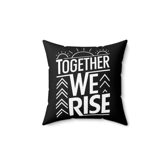 Together Spun Polyester Square Pillow