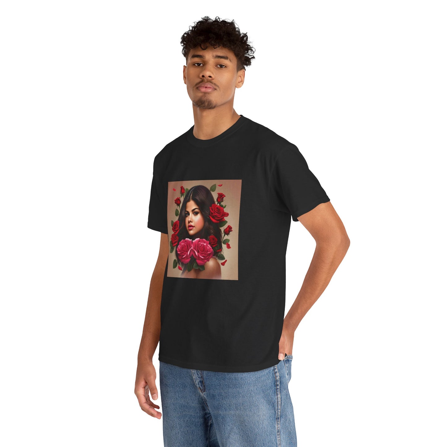 Selena Gomez T Shirt with Hearts