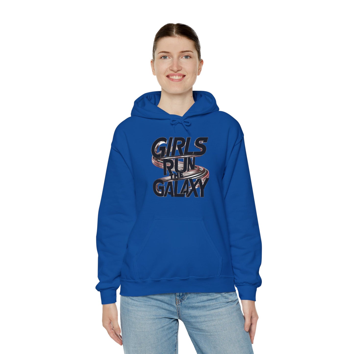 Girls Run Printed Unisex Heavy Blend™ Hooded Sweatshirt