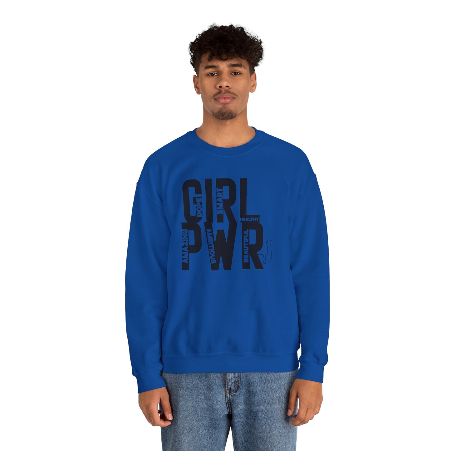 Girl PWR Unisex Heavy Blend™ Crewneck Sweatshirt