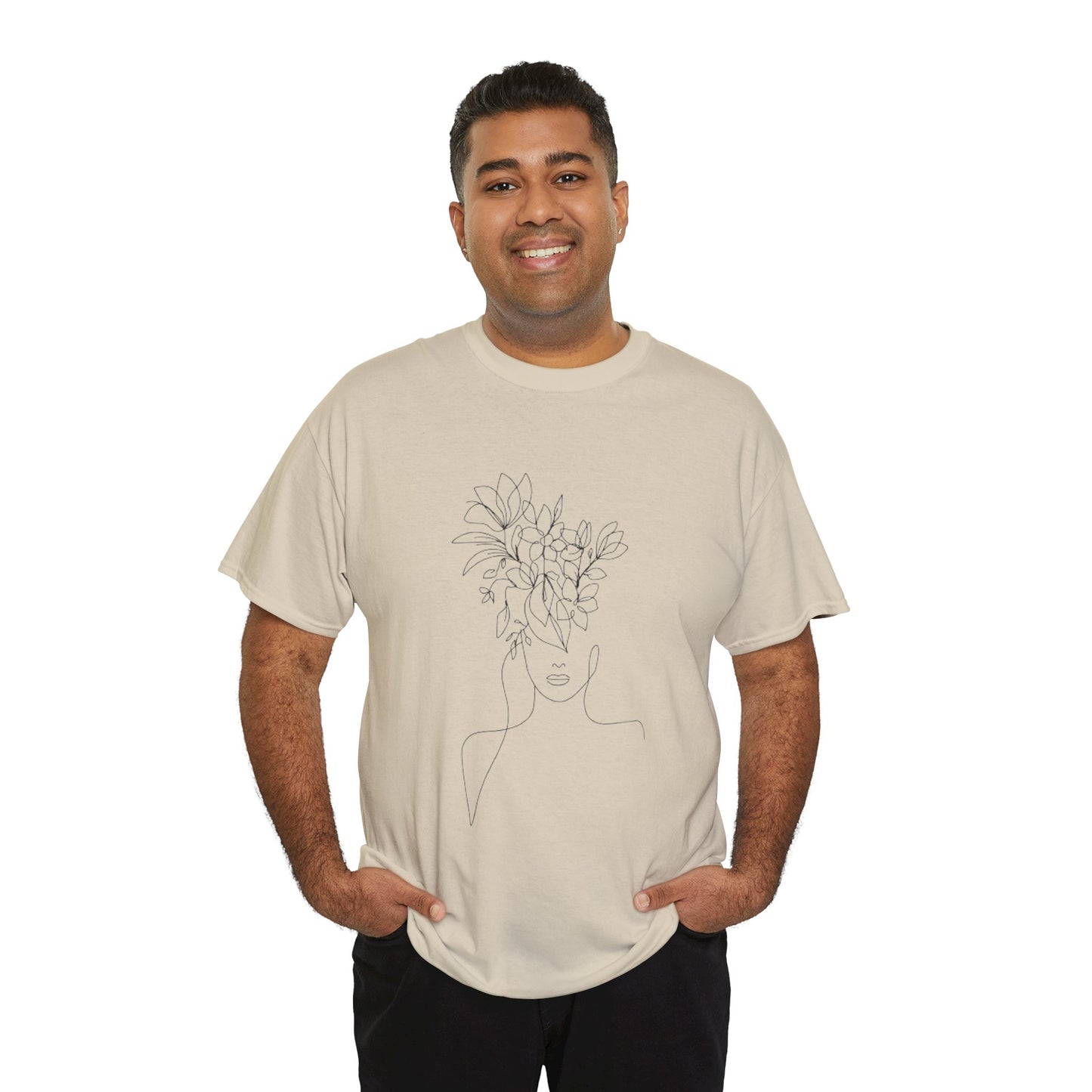 Women Artwork T Shirt with Hearts