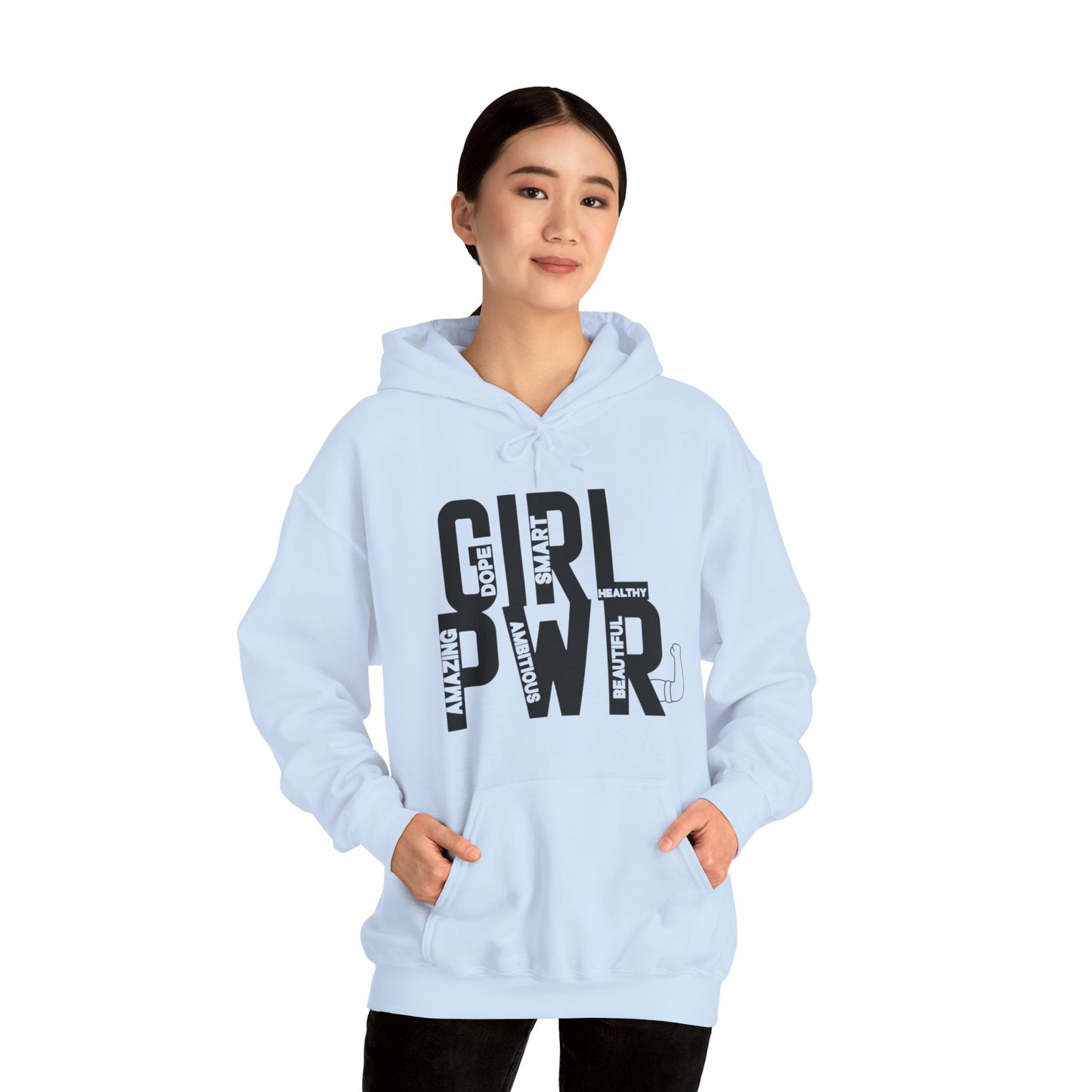 Girl PWR Unisex Heavy Blend™ Hooded Sweatshirt