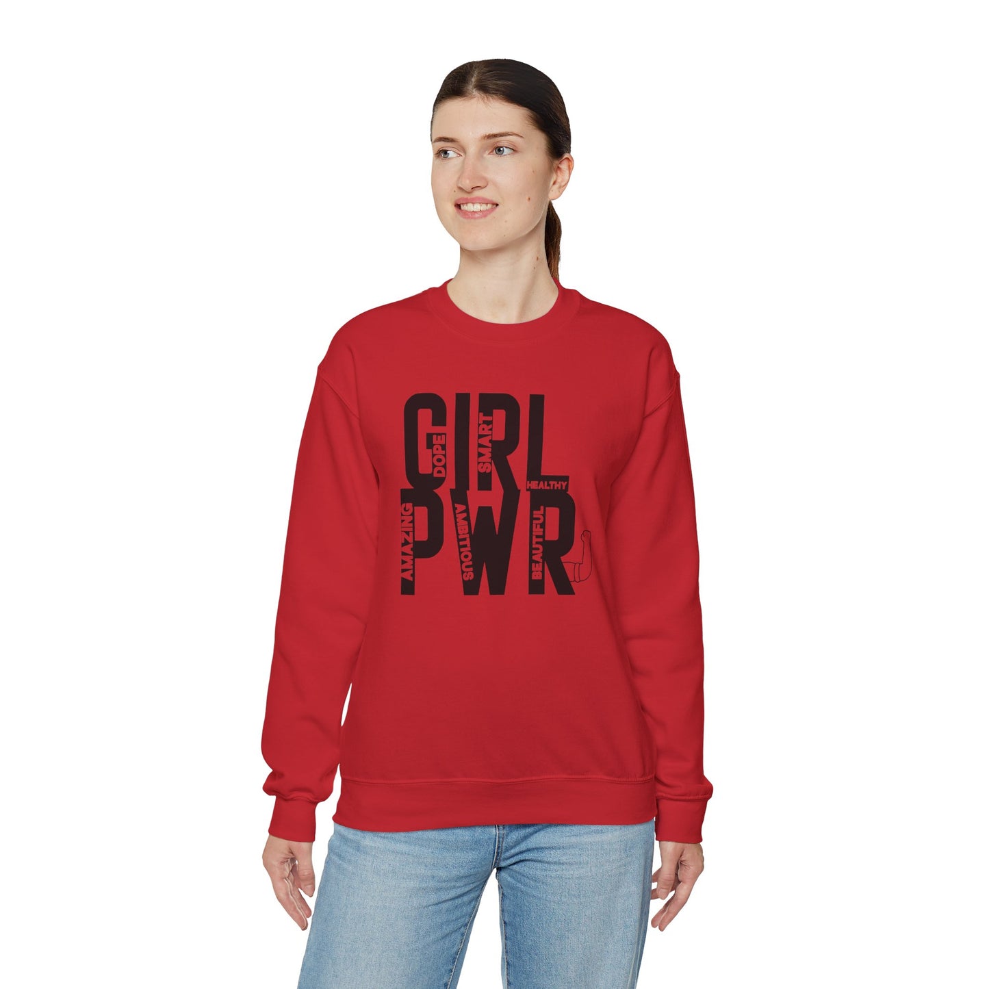 Girl PWR Unisex Heavy Blend™ Crewneck Sweatshirt