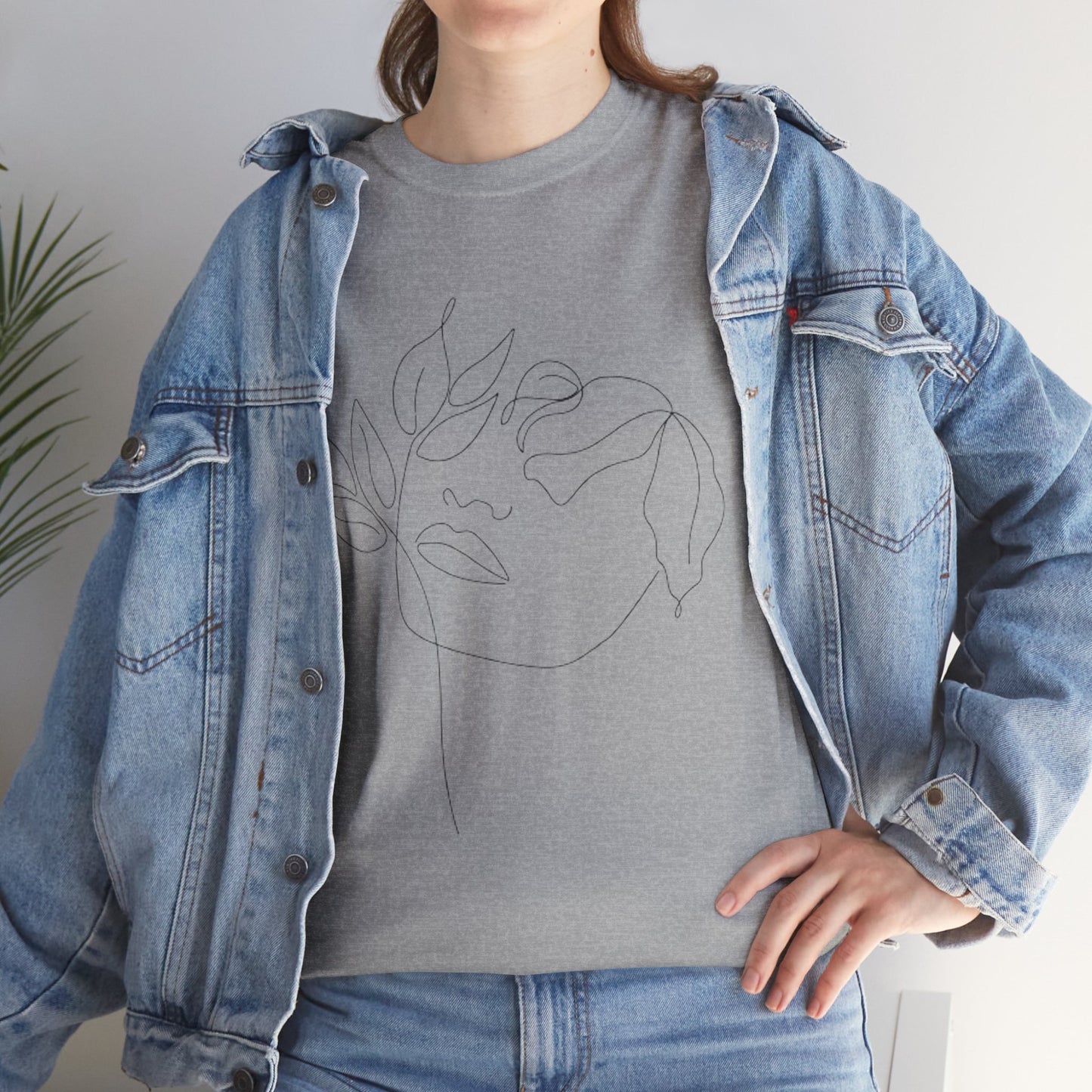 Women Artwork T Shirt with Hearts