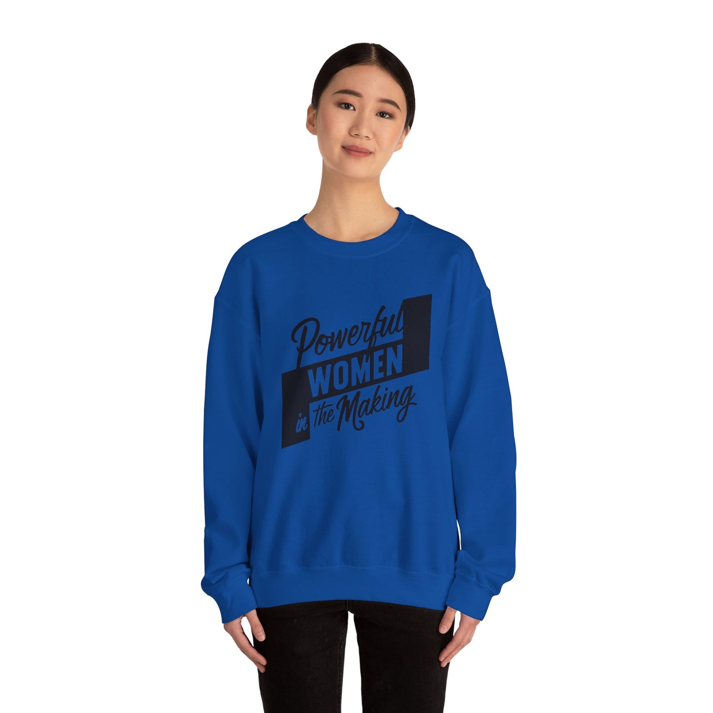 Powerful Women In The Making Unisex Heavy Blend™ Crewneck Sweatshirt