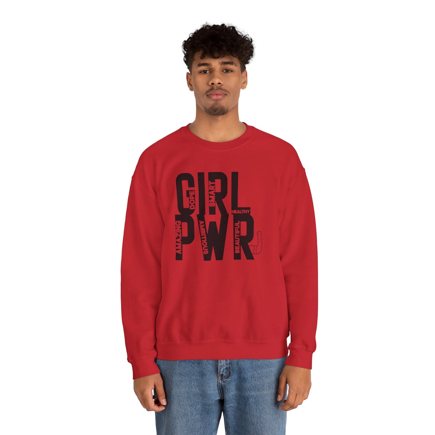 Girl PWR Unisex Heavy Blend™ Crewneck Sweatshirt