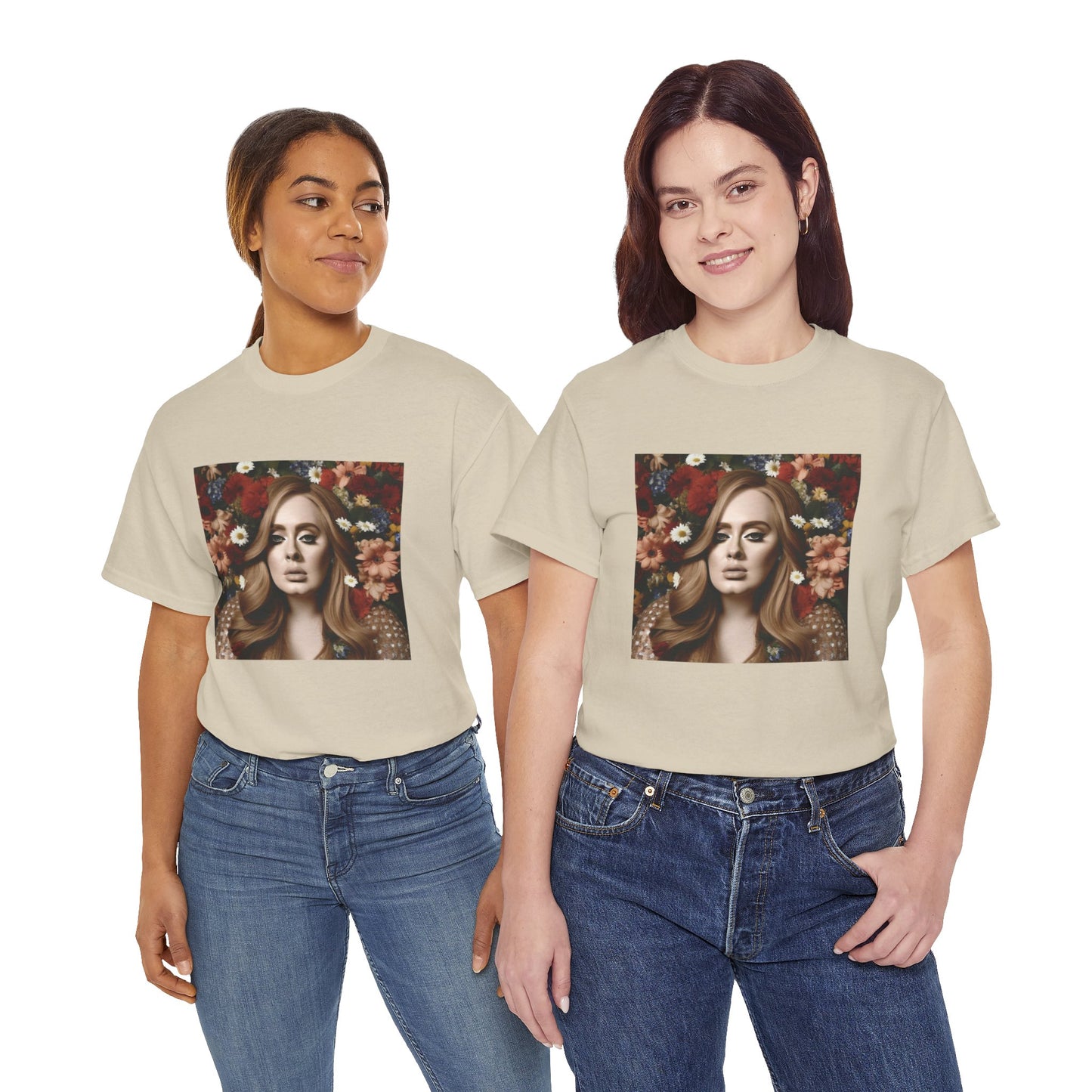 Adele T Shirt with Hearts