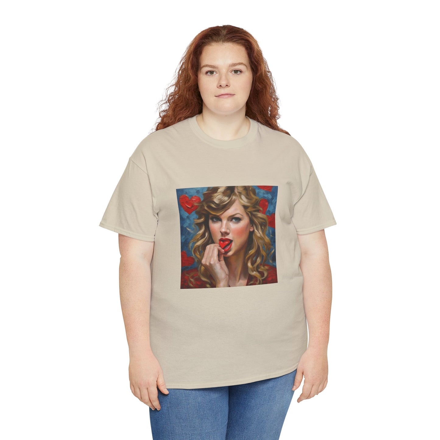 Taylor Swift T Shirt with Hearts