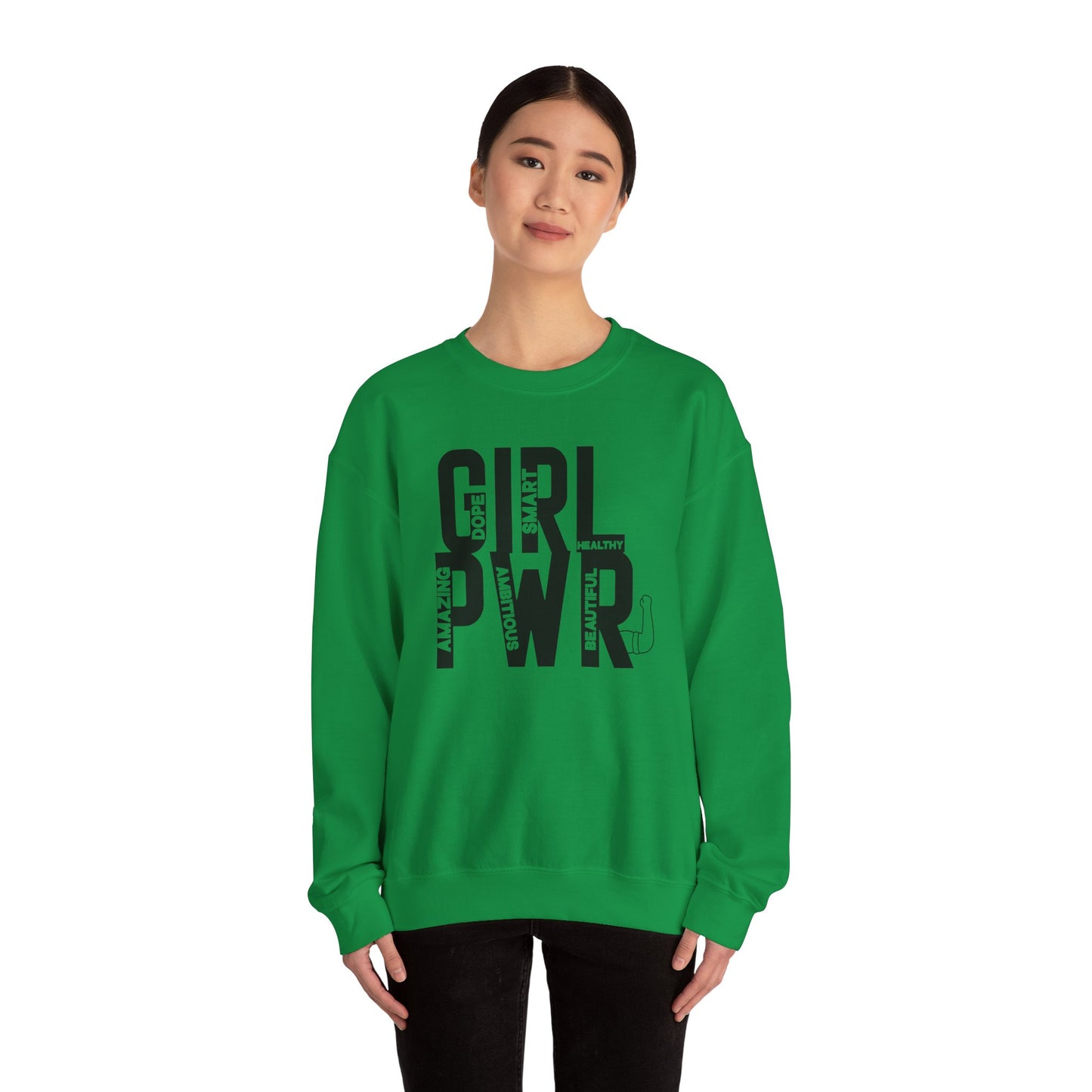 Girl PWR Unisex Heavy Blend™ Crewneck Sweatshirt