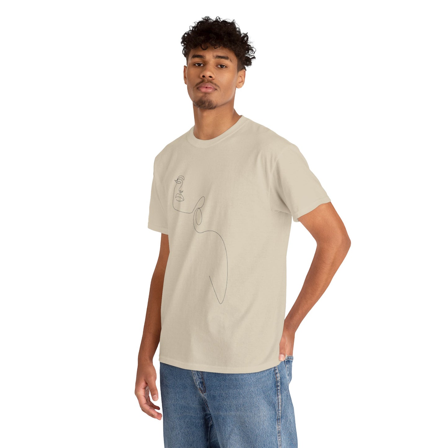 Women Artwork T Shirt with Hearts