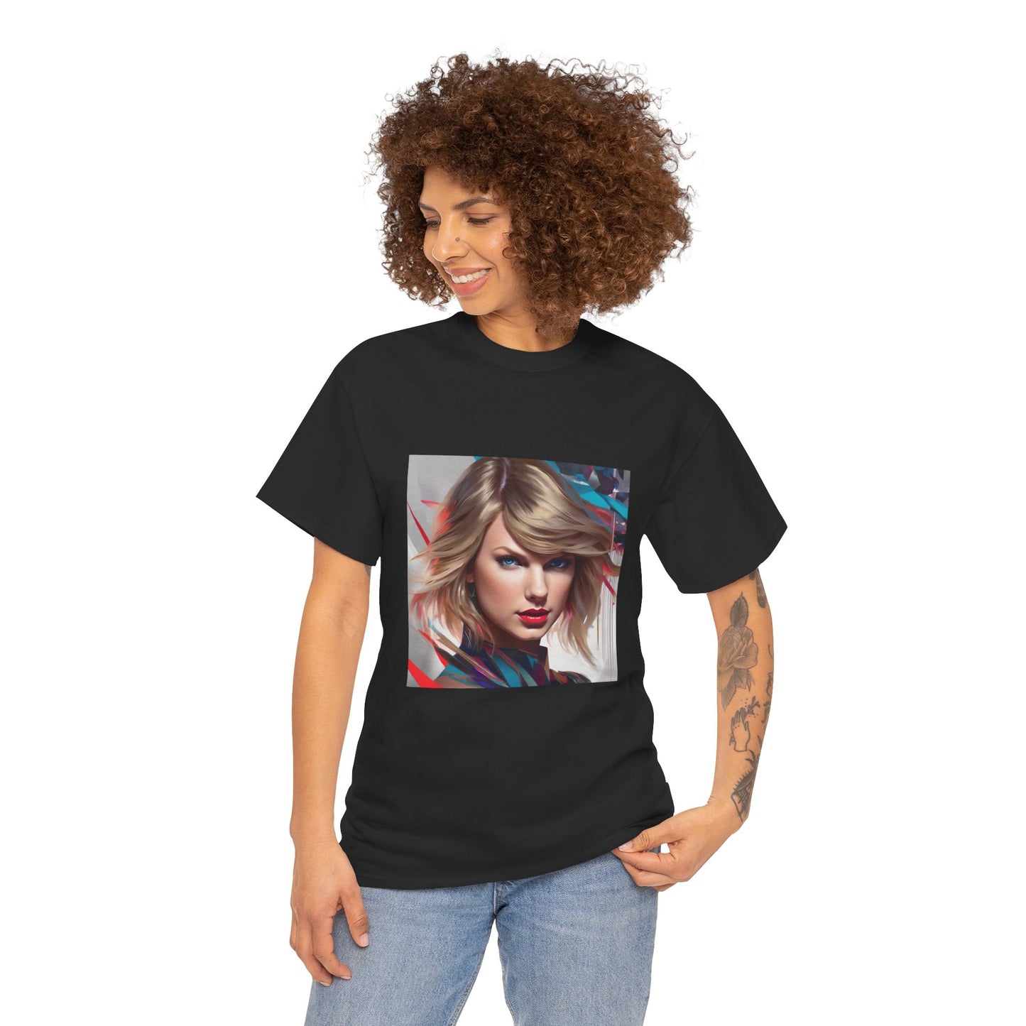 Taylor Swift T Shirt with Hearts