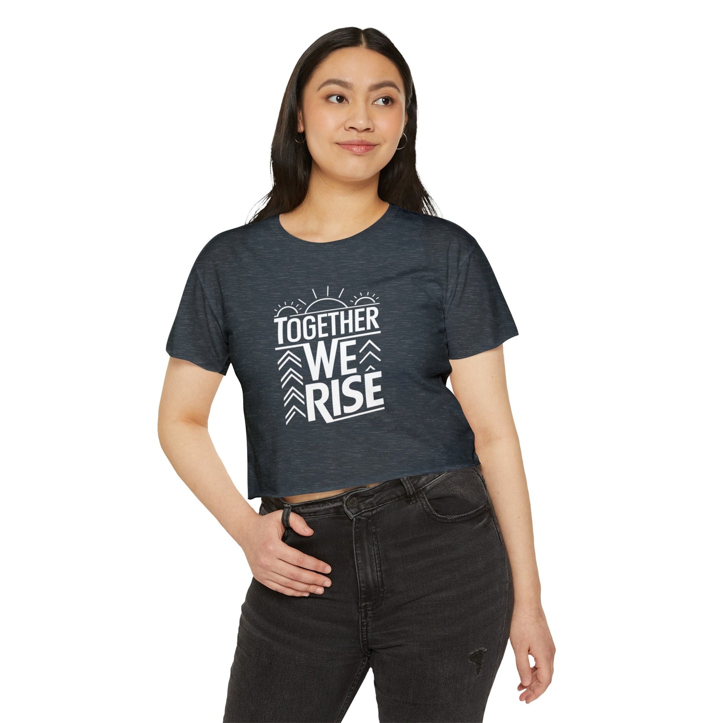 Together We Rise Women's Festival Crop Top