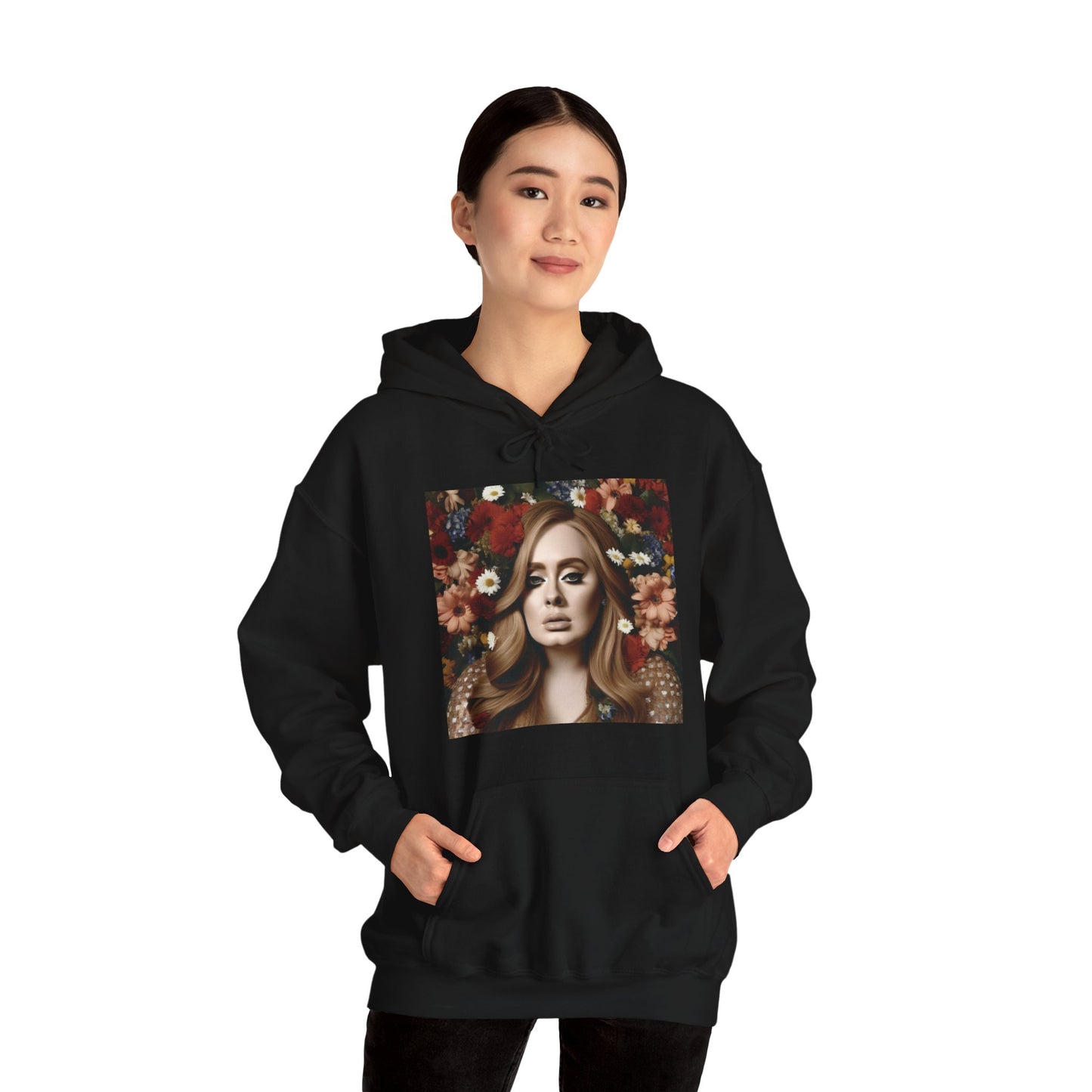 Adele Printed Unisex Heavy Blend™ Hooded Sweatshirt