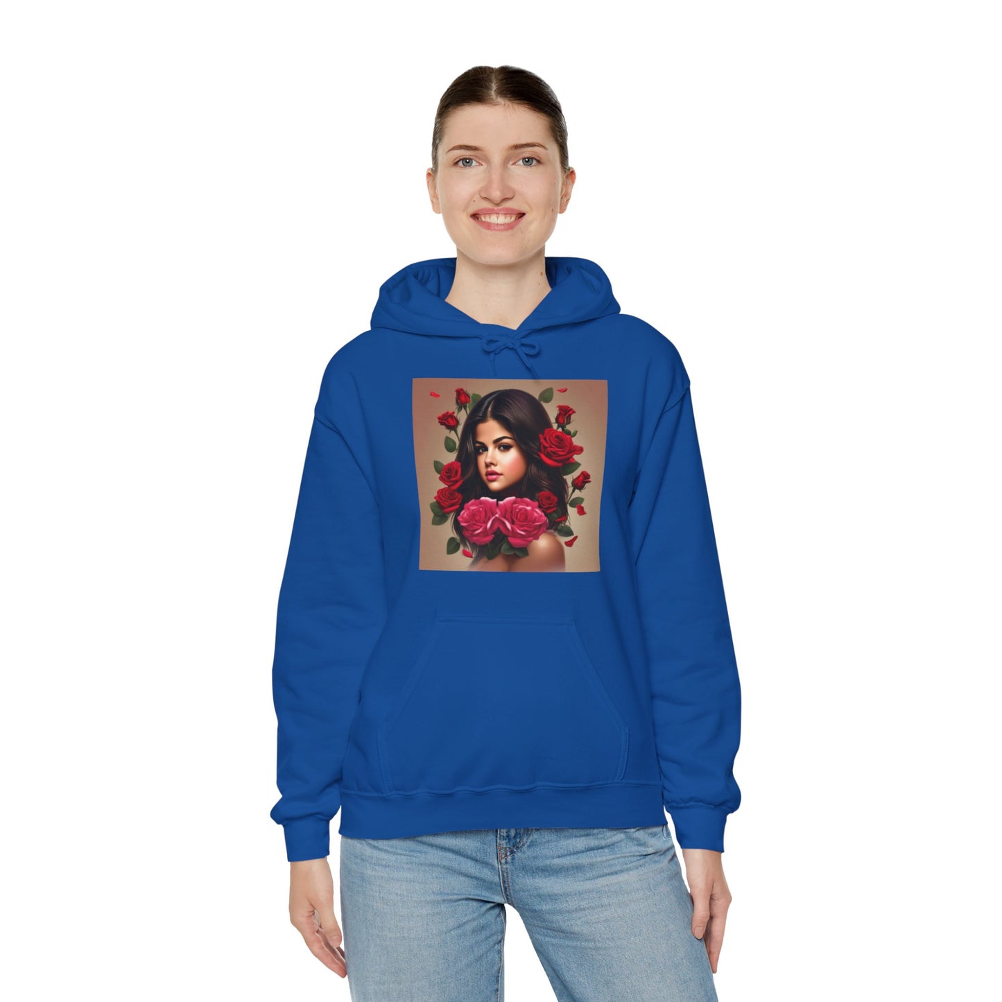 Selena Gomez Printed Unisex Heavy Blend™ Hooded Sweatshirt