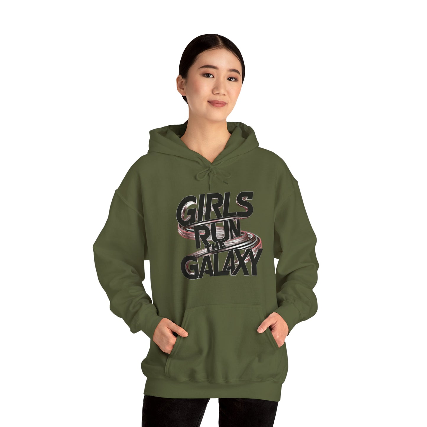 Girls Run Printed Unisex Heavy Blend™ Hooded Sweatshirt