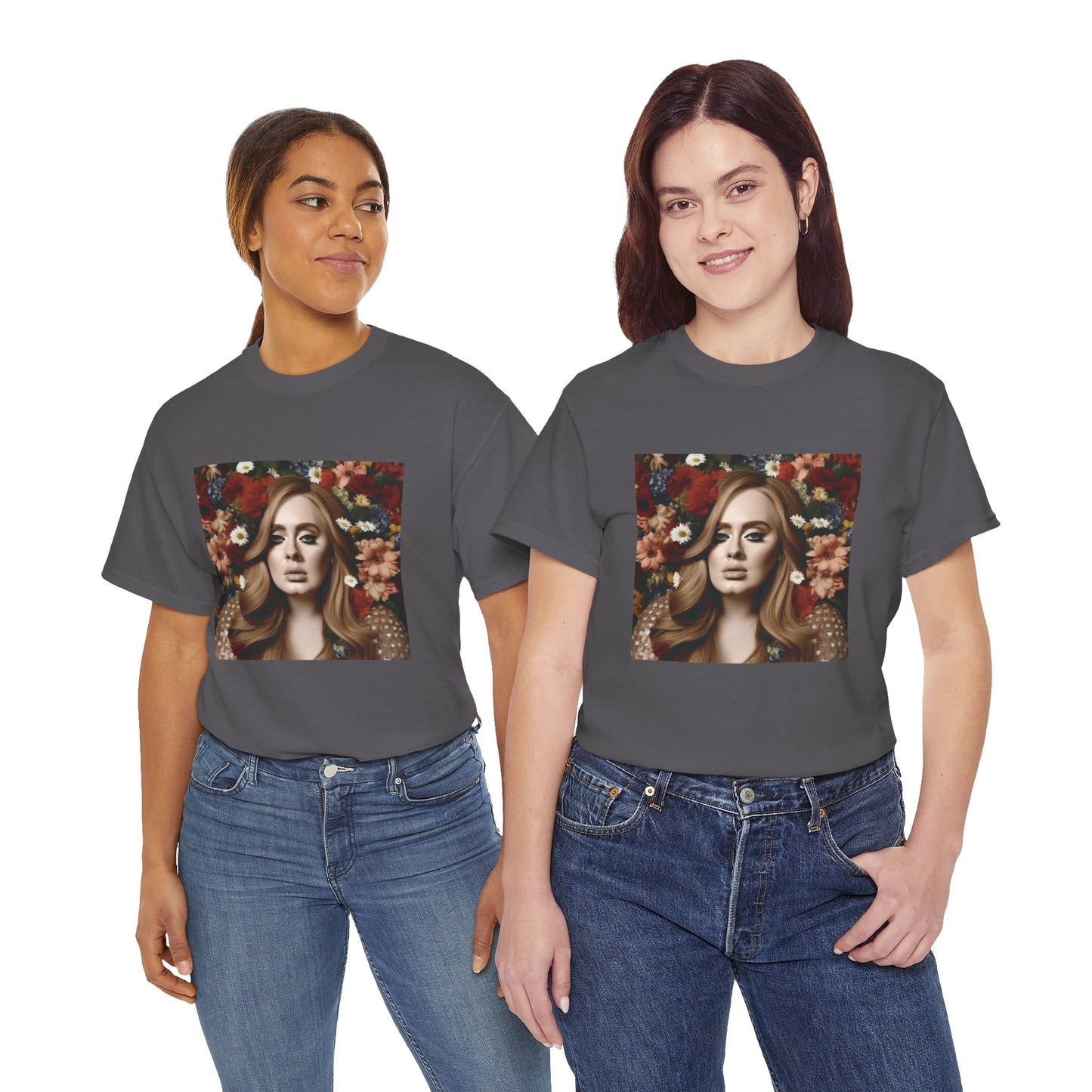 Adele T Shirt with Hearts