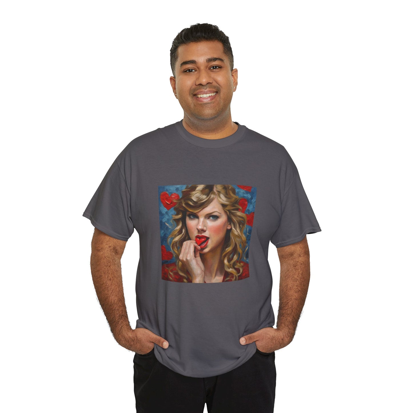 Taylor Swift T Shirt with Hearts