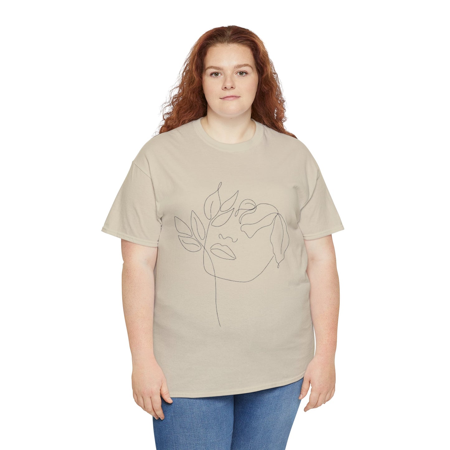 Women Artwork T Shirt with Hearts