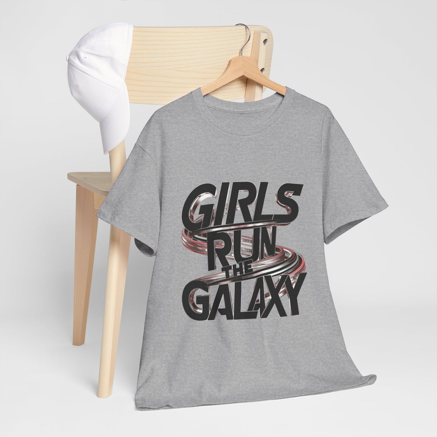 Girl Run The Galaxy T Shirt with Hearts
