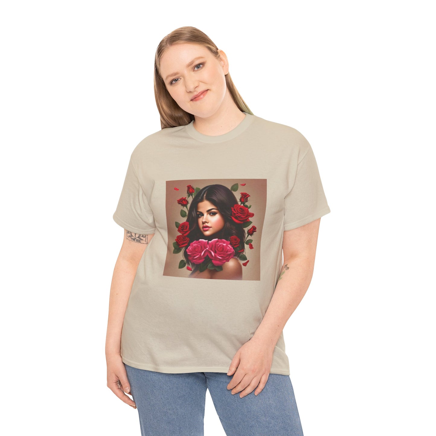 Selena Gomez T Shirt with Hearts