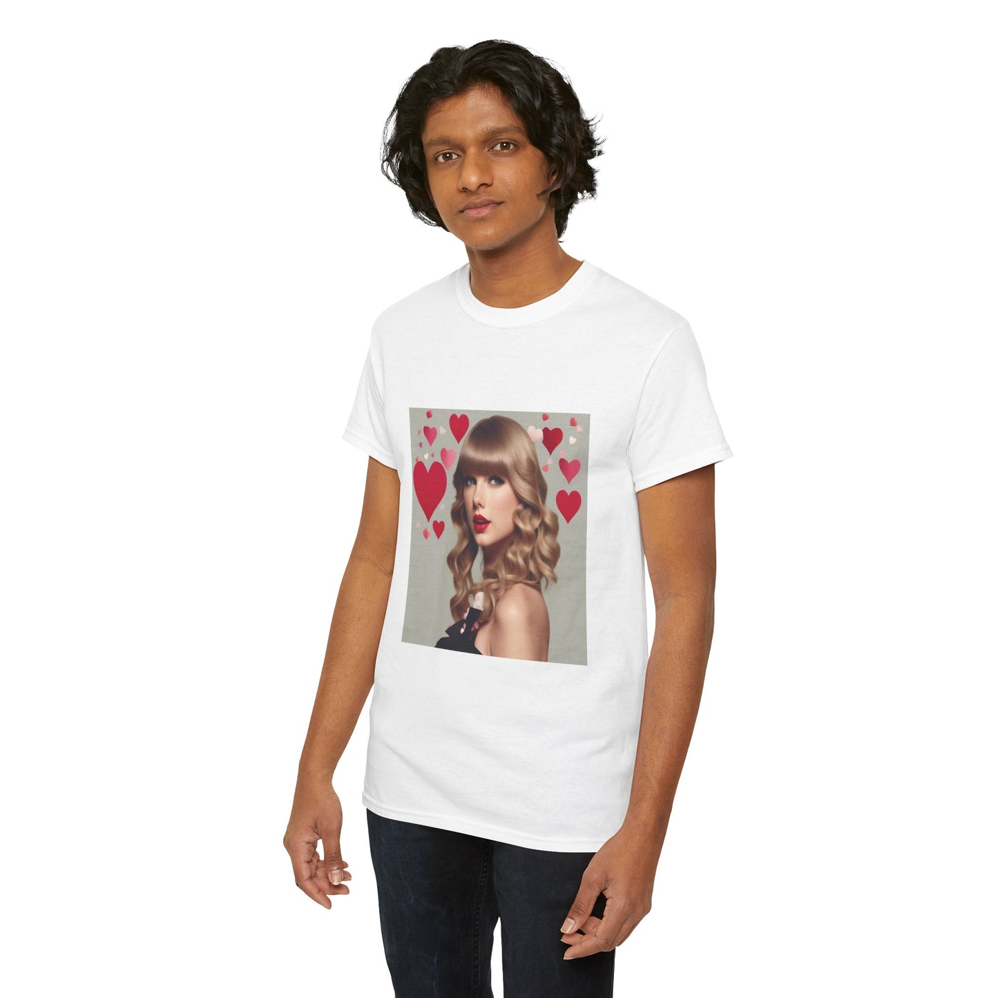 Taylor Swift T Shirt with Hearts