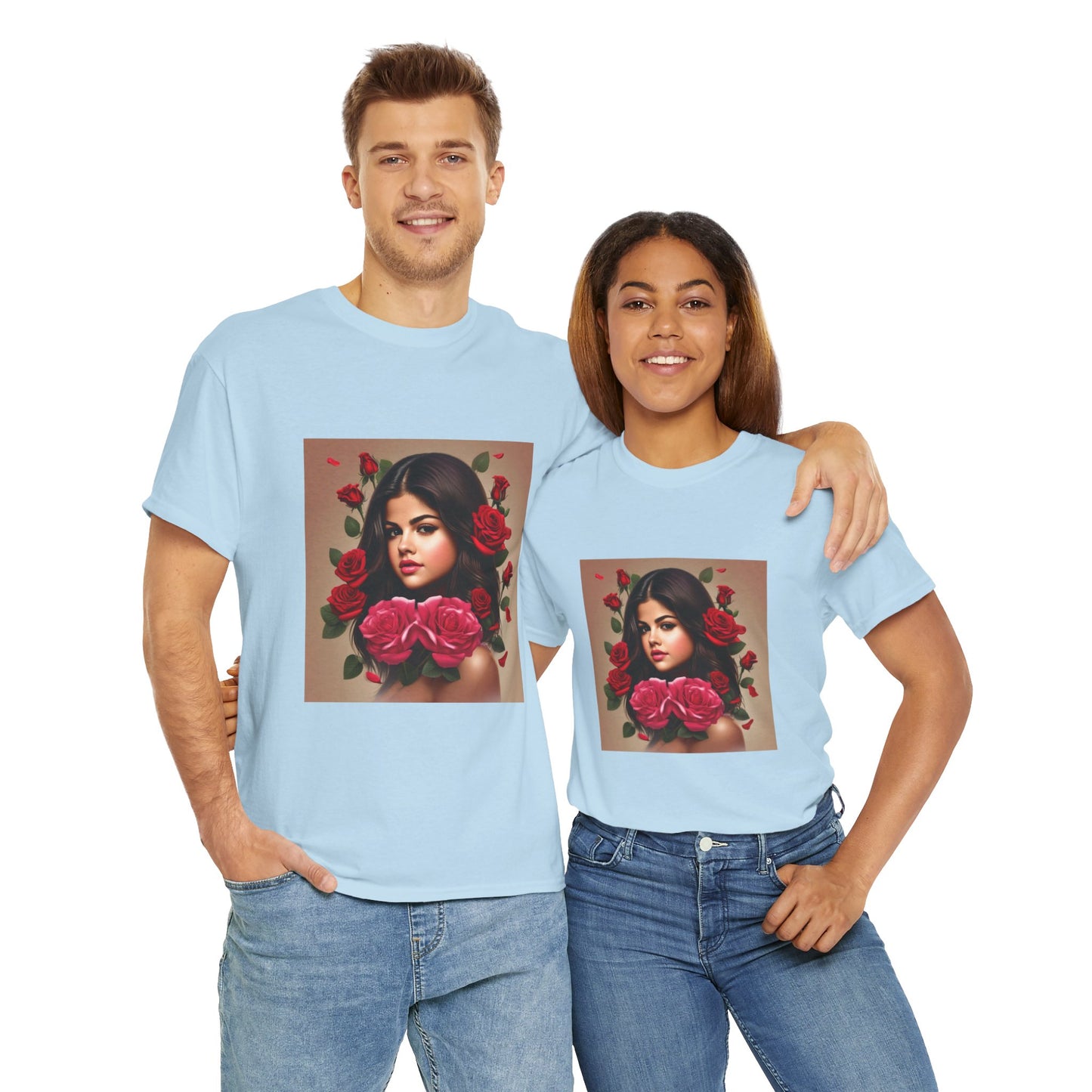 Selena Gomez T Shirt with Hearts
