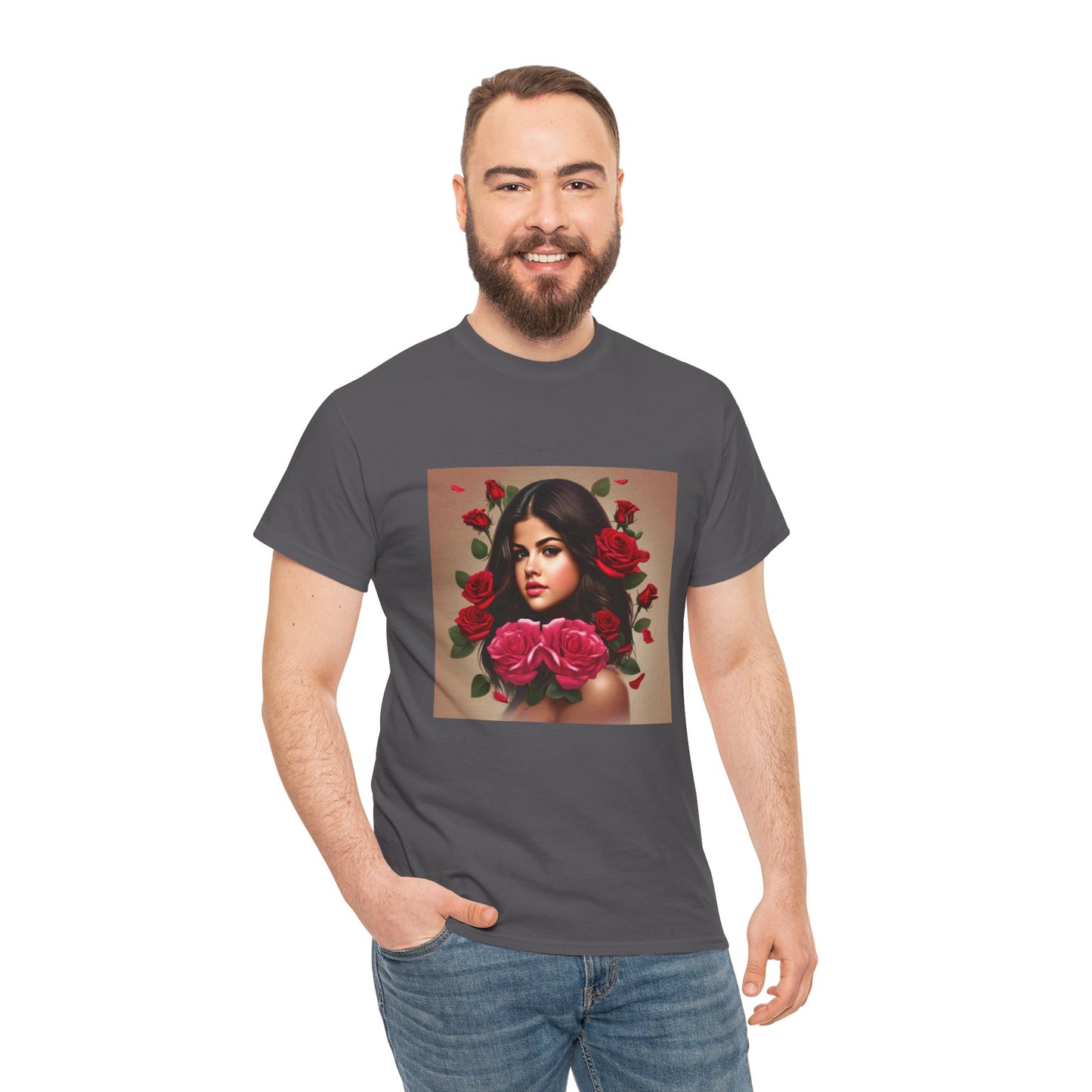 Selena Gomez T Shirt with Hearts